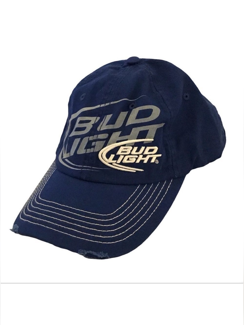 Bud Light Beer Blue & White Hat